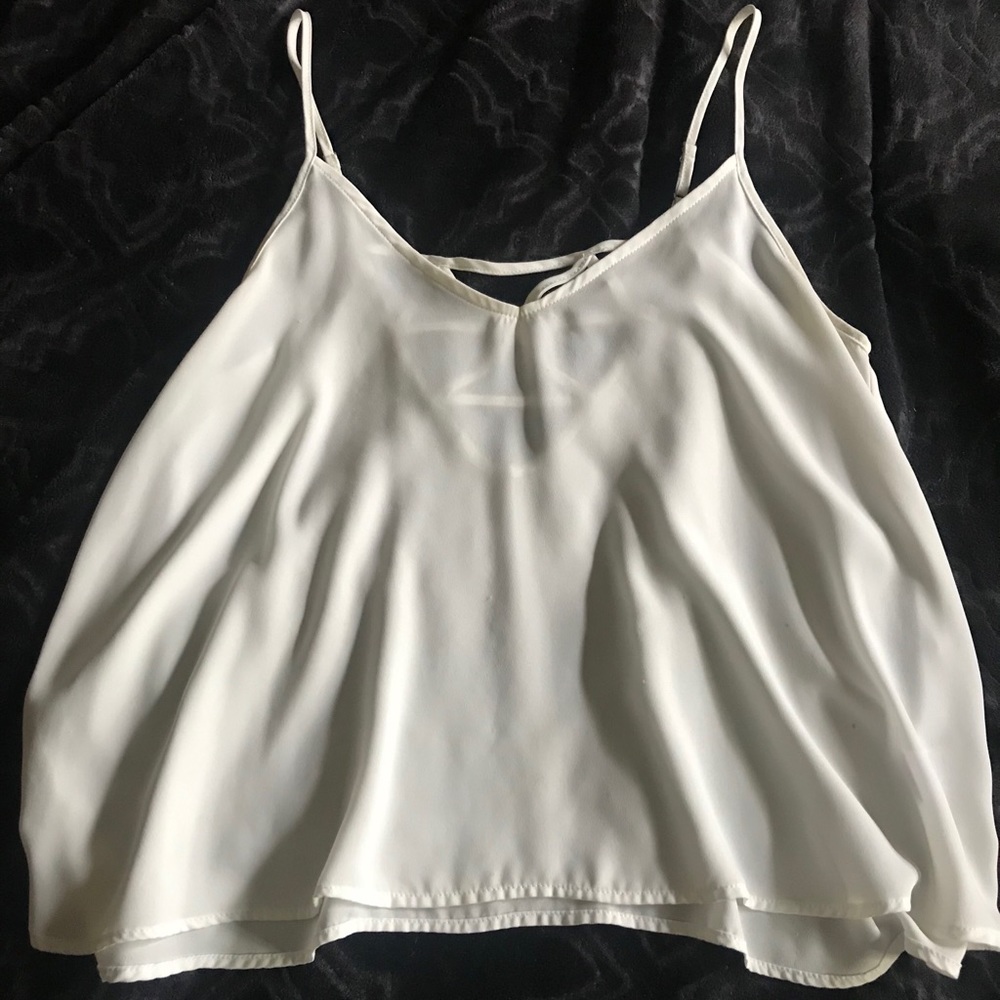 White Crop Top